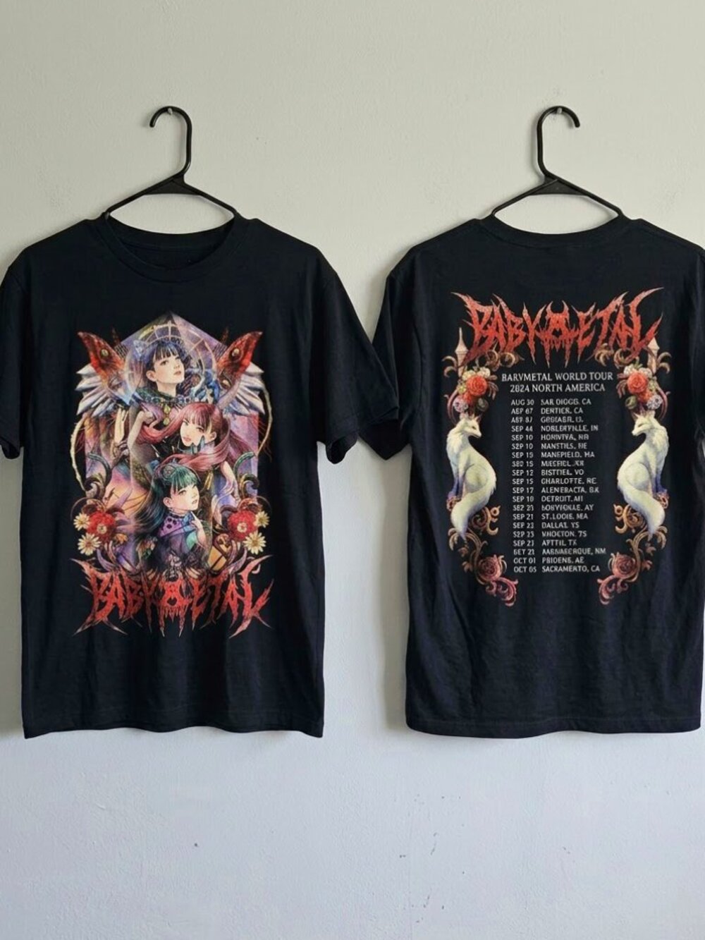 REPRINT - BABYMETAL WORLD TOUR 2026 NORTH AMERICA SHIRT
